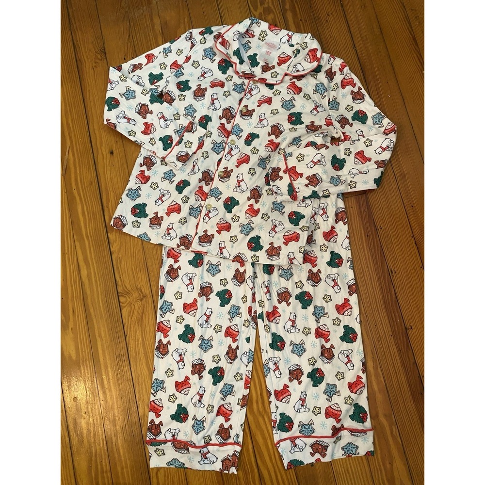 Wondershop Target Kids Boys Sz L  Sleepwear Pajama Set‎ Christmas
